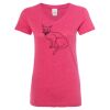 Women’s Glitter V-Neck T-Shirt Thumbnail