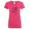 Women’s Glitter V-Neck T-Shirt Thumbnail