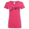 Women’s Glitter V-Neck T-Shirt Thumbnail
