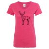 Women’s Glitter V-Neck T-Shirt Thumbnail