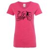 Women’s Glitter V-Neck T-Shirt Thumbnail