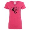 Women’s Glitter V-Neck T-Shirt Thumbnail