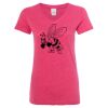 Women’s Glitter V-Neck T-Shirt Thumbnail