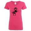 Women’s Glitter V-Neck T-Shirt Thumbnail