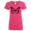 Women’s Glitter V-Neck T-Shirt Thumbnail