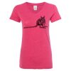 Women’s Glitter V-Neck T-Shirt Thumbnail