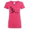 Women’s Glitter V-Neck T-Shirt Thumbnail