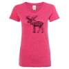 Women’s Glitter V-Neck T-Shirt Thumbnail