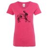 Women’s Glitter V-Neck T-Shirt Thumbnail