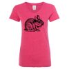 Women’s Glitter V-Neck T-Shirt Thumbnail