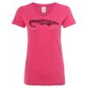 Women’s Glitter V-Neck T-Shirt Thumbnail
