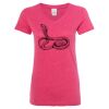 Women’s Glitter V-Neck T-Shirt Thumbnail