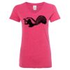 Women’s Glitter V-Neck T-Shirt Thumbnail