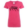 Women’s Glitter V-Neck T-Shirt Thumbnail