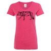 Women’s Glitter V-Neck T-Shirt Thumbnail
