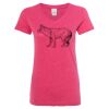 Women’s Glitter V-Neck T-Shirt Thumbnail