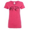 Women’s Glitter V-Neck T-Shirt Thumbnail