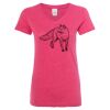 Women’s Glitter V-Neck T-Shirt Thumbnail