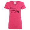 Women’s Glitter V-Neck T-Shirt Thumbnail