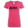 Women’s Glitter V-Neck T-Shirt Thumbnail