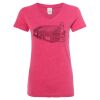 Women’s Glitter V-Neck T-Shirt Thumbnail
