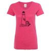 Women’s Glitter V-Neck T-Shirt Thumbnail