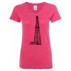 Women’s Glitter V-Neck T-Shirt Thumbnail