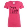 Women’s Glitter V-Neck T-Shirt Thumbnail
