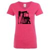 Women’s Glitter V-Neck T-Shirt Thumbnail