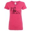 Women’s Glitter V-Neck T-Shirt Thumbnail