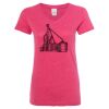 Women’s Glitter V-Neck T-Shirt Thumbnail