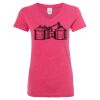 Women’s Glitter V-Neck T-Shirt Thumbnail