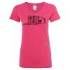 Women’s Glitter V-Neck T-Shirt Thumbnail