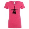 Women’s Glitter V-Neck T-Shirt Thumbnail