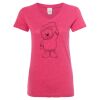 Women’s Glitter V-Neck T-Shirt Thumbnail