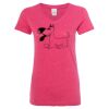 Women’s Glitter V-Neck T-Shirt Thumbnail