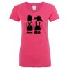 Women’s Glitter V-Neck T-Shirt Thumbnail
