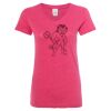 Women’s Glitter V-Neck T-Shirt Thumbnail