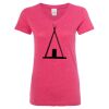 Women’s Glitter V-Neck T-Shirt Thumbnail