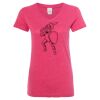 Women’s Glitter V-Neck T-Shirt Thumbnail