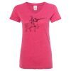 Women’s Glitter V-Neck T-Shirt Thumbnail