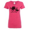 Women’s Glitter V-Neck T-Shirt Thumbnail