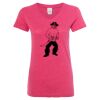 Women’s Glitter V-Neck T-Shirt Thumbnail