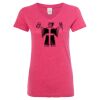 Women’s Glitter V-Neck T-Shirt Thumbnail