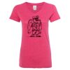Women’s Glitter V-Neck T-Shirt Thumbnail
