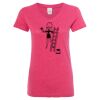 Women’s Glitter V-Neck T-Shirt Thumbnail