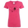 Women’s Glitter V-Neck T-Shirt Thumbnail