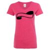 Women’s Glitter V-Neck T-Shirt Thumbnail
