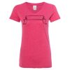 Women’s Glitter V-Neck T-Shirt Thumbnail