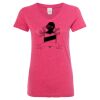 Women’s Glitter V-Neck T-Shirt Thumbnail